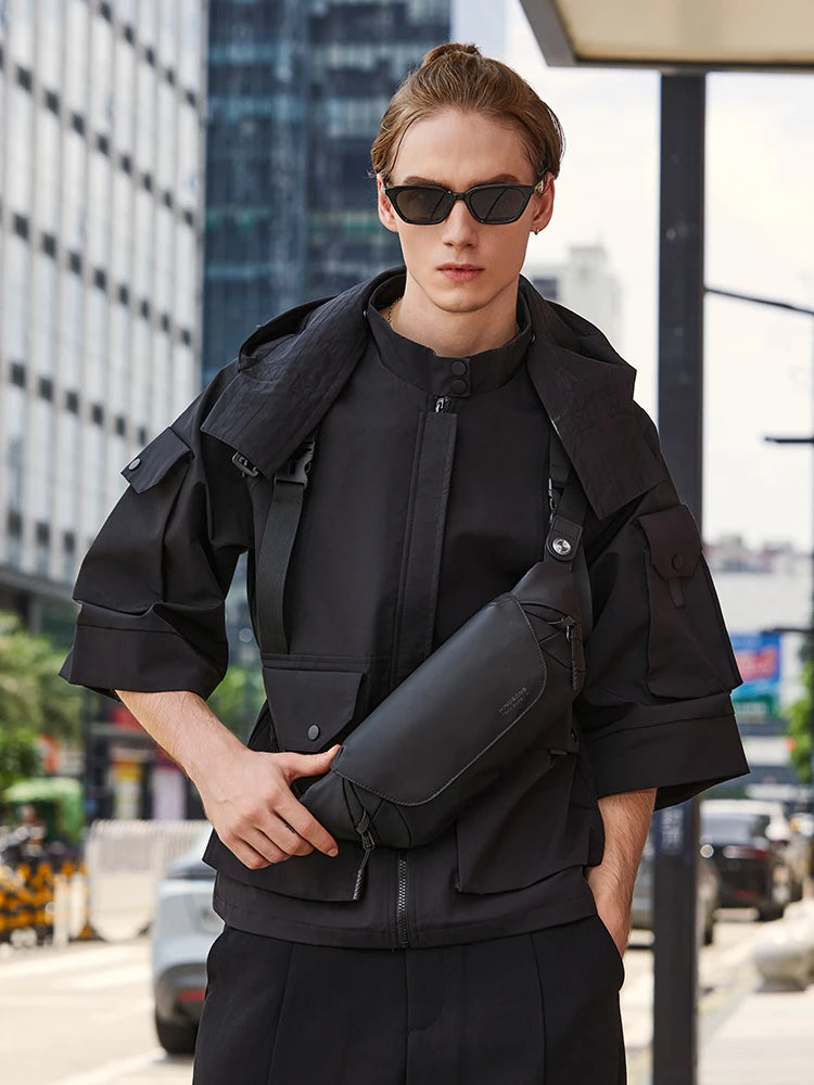 "Kingsons Waterproof Crossbody Chest Bag: Style Meets Functionality!"