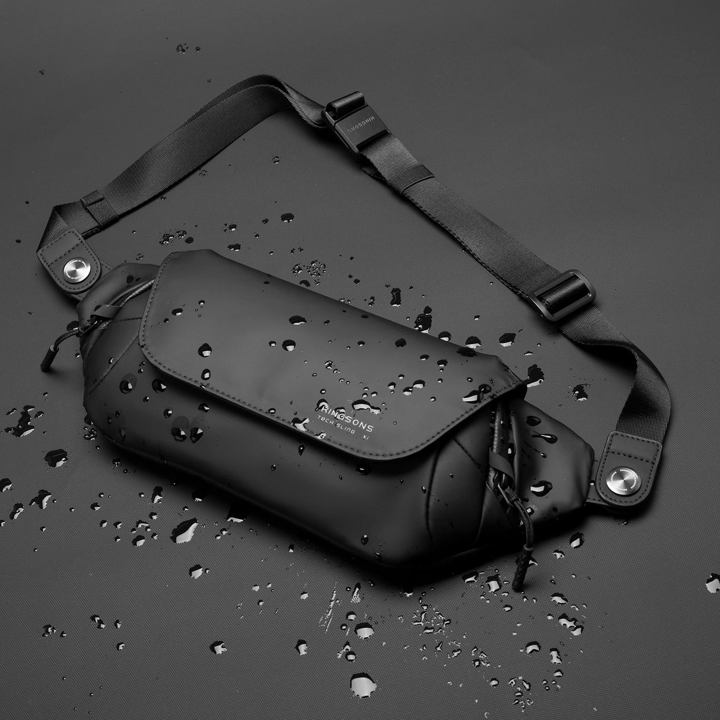 "Kingsons Waterproof Crossbody Chest Bag: Style Meets Functionality!"