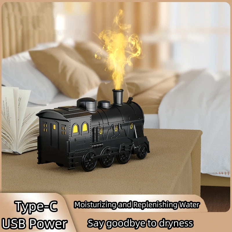 "Steam Train Essential Oil Diffuser: Relaxation Meets Timeless Charm!"