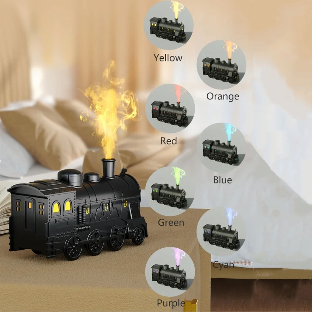 "Steam Train Essential Oil Diffuser: Relaxation Meets Timeless Charm!"