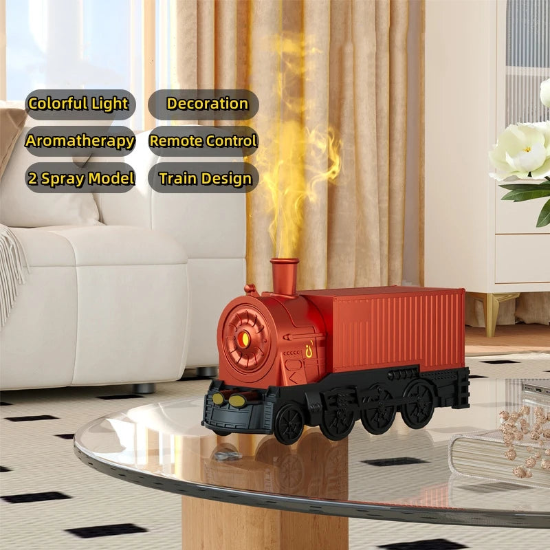 "Steam Train Essential Oil Diffuser: Relaxation Meets Timeless Charm!"